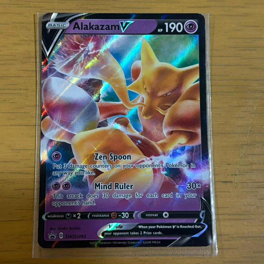 Pokmon Alakazam V Card - SWSH: Sword & Shield Promo Cards (SWSD) Pokmon Alakazam V Card - SWSH: Sword & Shield Promo Cards (SWSD)